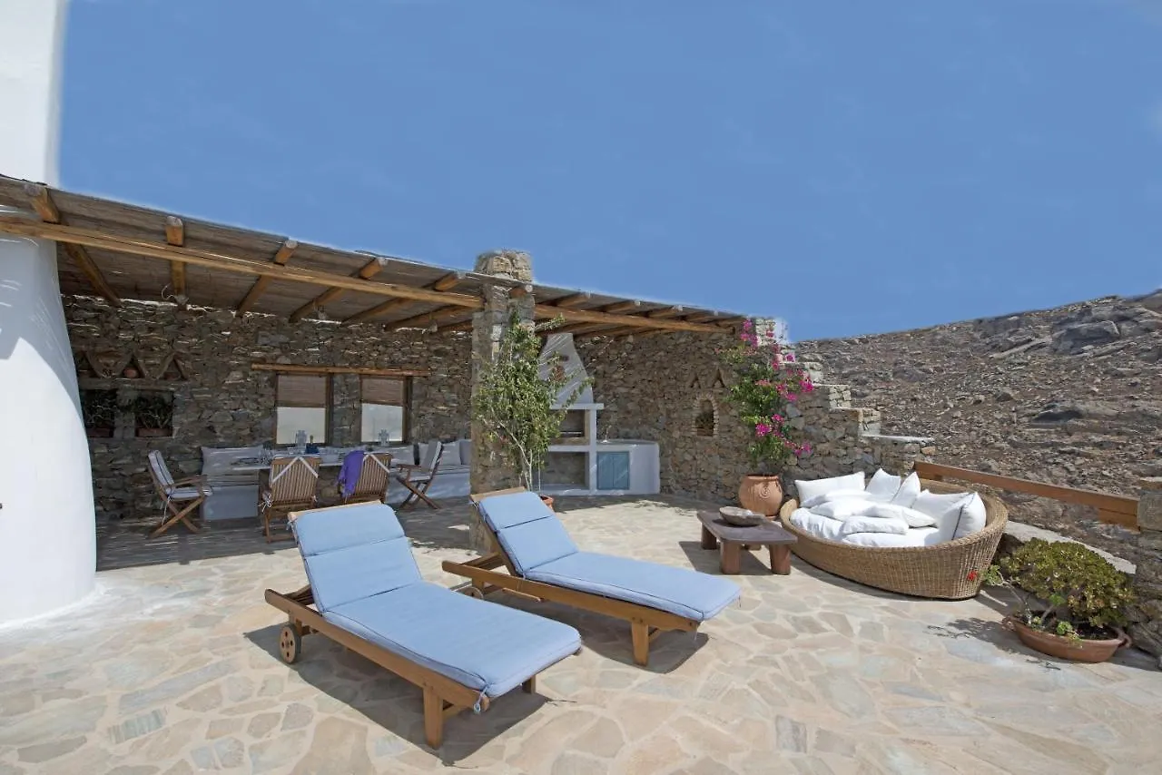 Authentic Seaview Luxury Pool Villa - Agrari Beach Mykonos Town 0*,