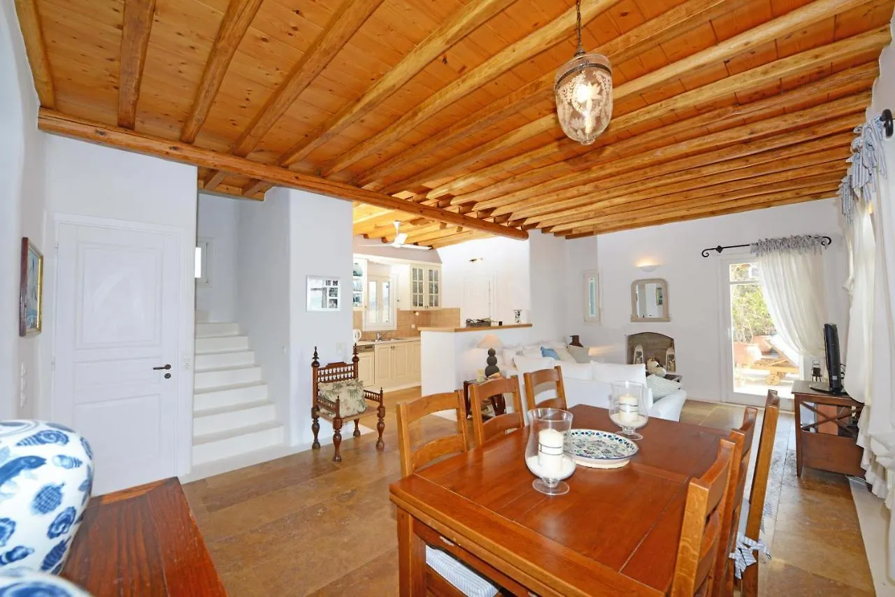 Authentic Seaview Luxury Pool Villa - Agrari Beach Mykonos Town