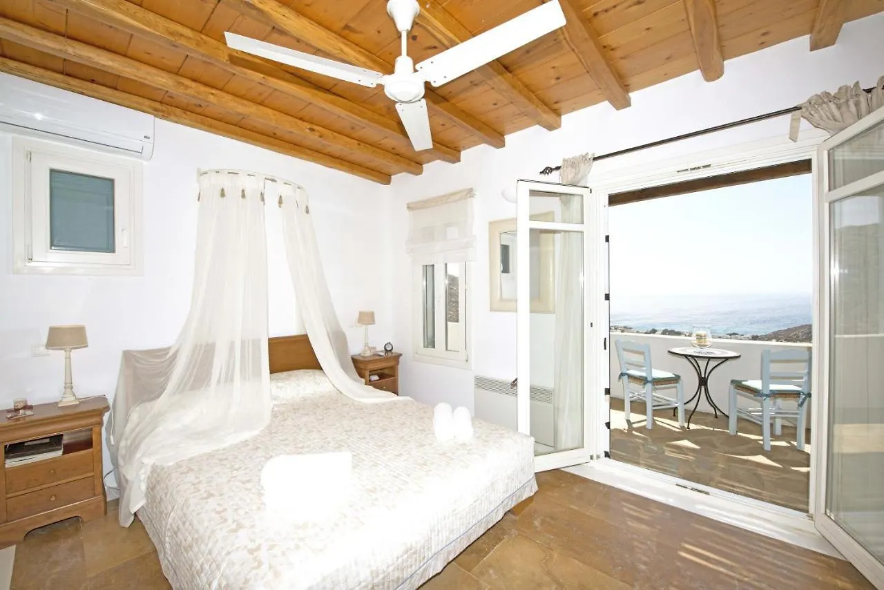 Authentic Seaview Luxury Pool Villa - Agrari Beach Mykonos Town