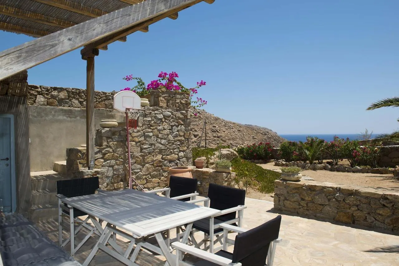 Mykonos Town Authentic Seaview Luxury Pool Villa - Agrari Beach יוון