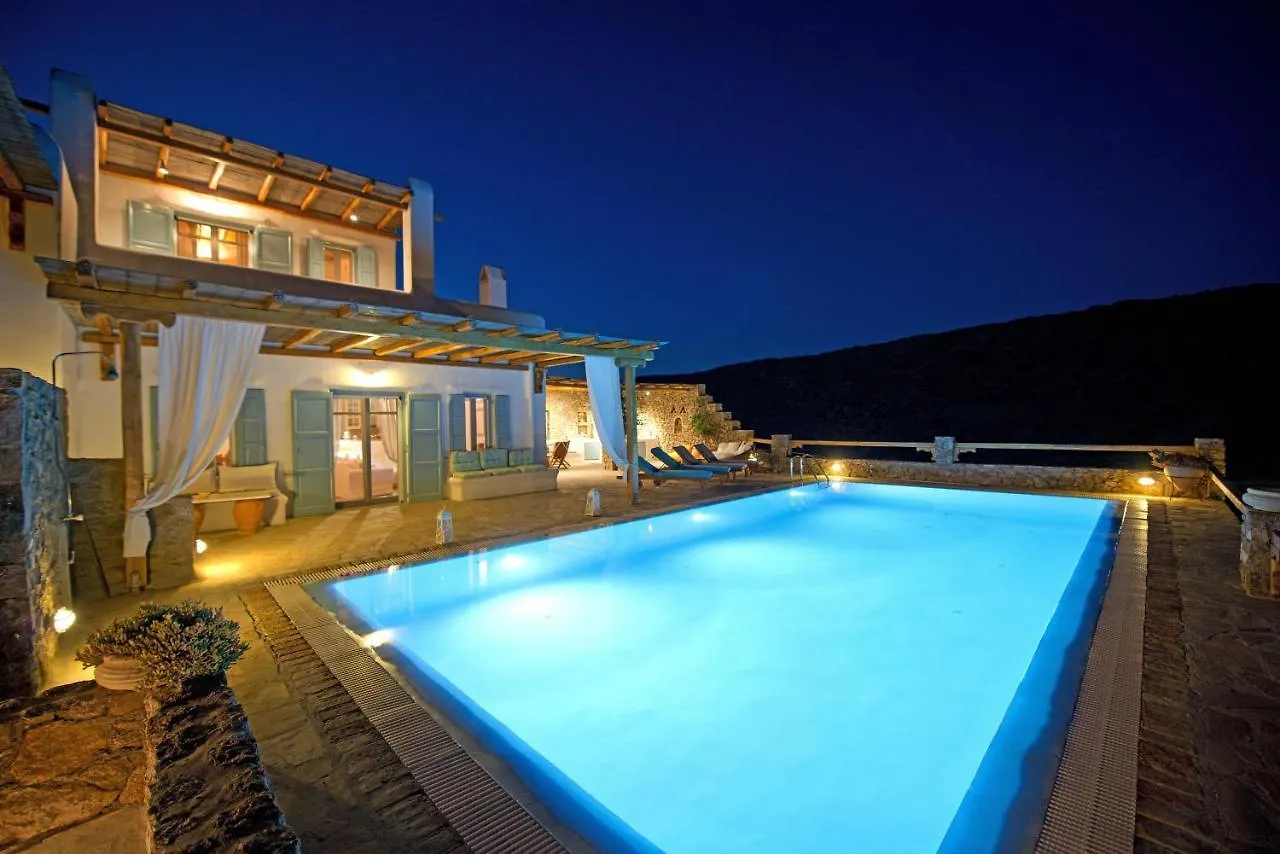 Mykonos Town Authentic Seaview Luxury Pool Villa - Agrari Beach  Mykonos Town