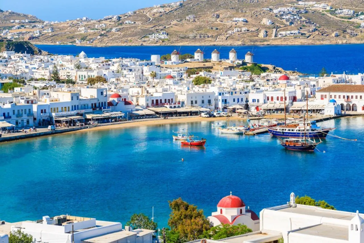 Mykonos Town Authentic Seaview Luxury Pool Villa - Agrari Beach 0*, Mykonos Town