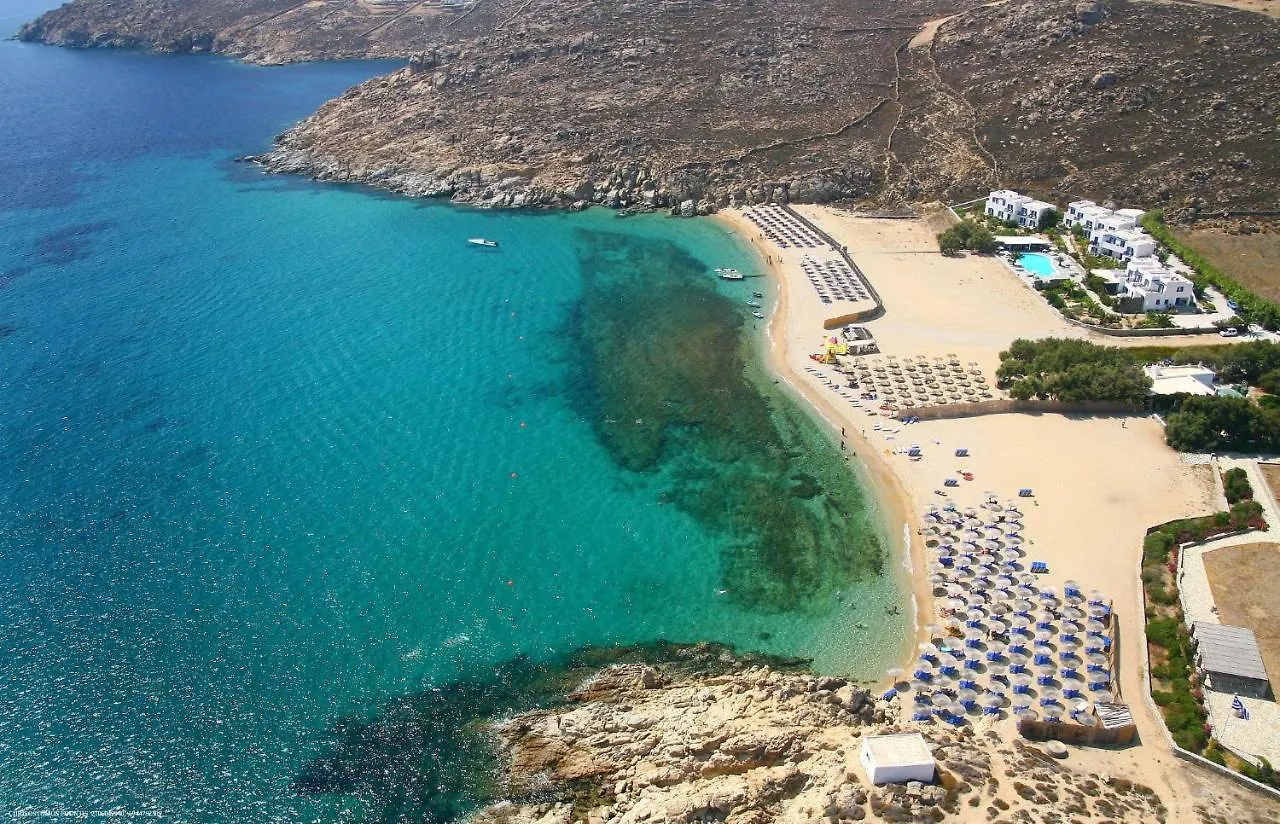 Mykonos Town Authentic Seaview Luxury Pool Villa - Agrari Beach
