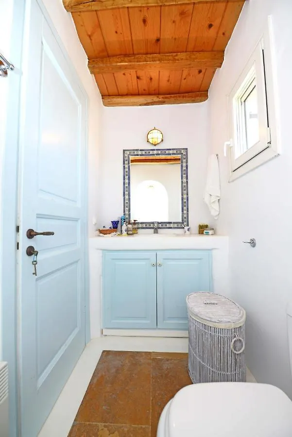 Mykonos Town Authentic Seaview Luxury Pool Villa - Agrari Beach יוון