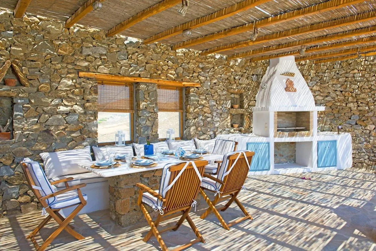 Mykonos Town Authentic Seaview Luxury Pool Villa - Agrari Beach  Mykonos Town