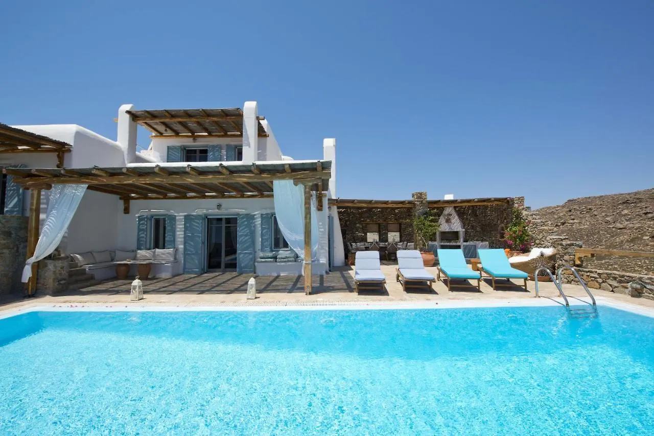 Mykonos Town Authentic Seaview Luxury Pool Villa - Agrari Beach Mykonos Town