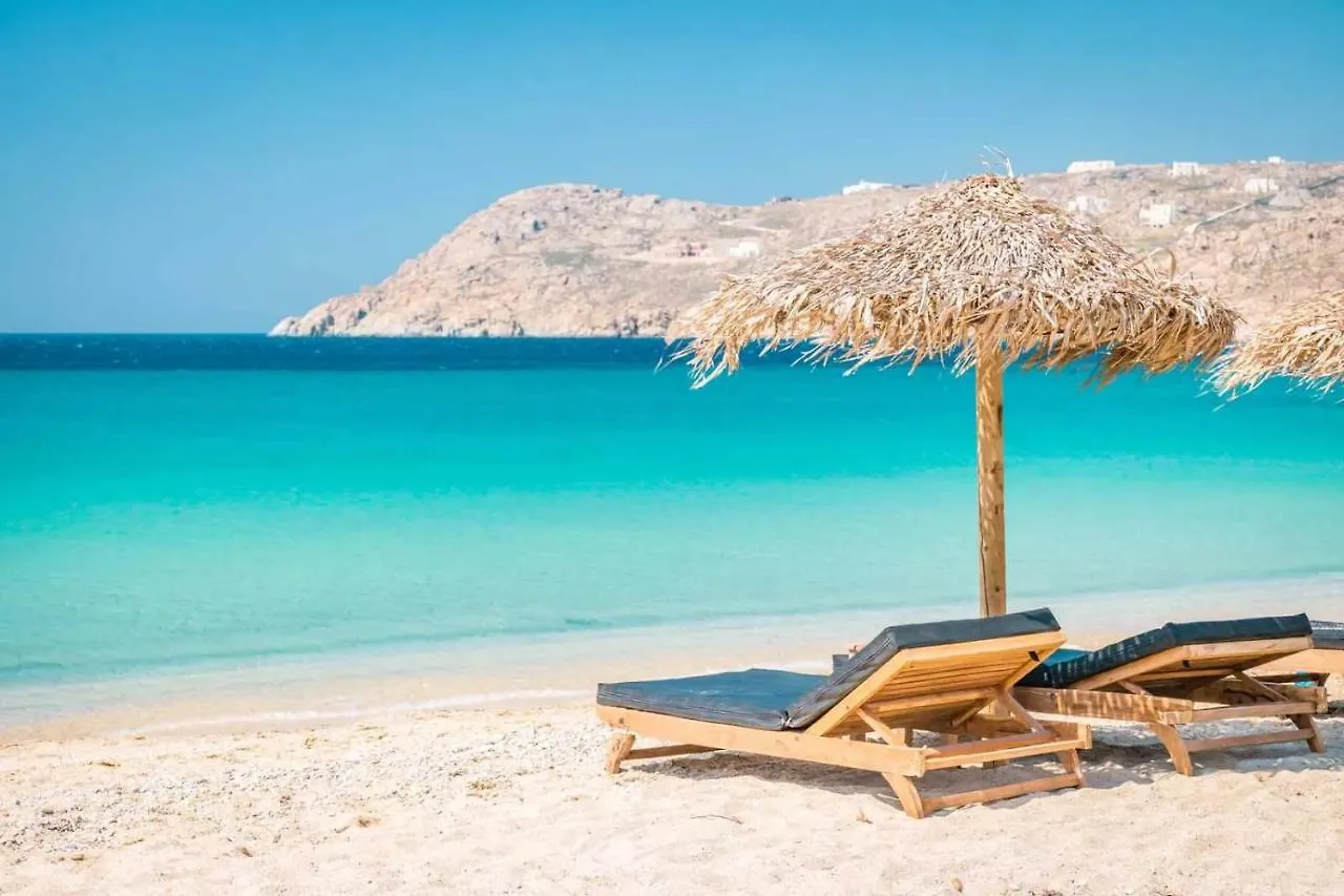 Mykonos Town Authentic Seaview Luxury Pool Villa - Agrari Beach  Mykonos Town