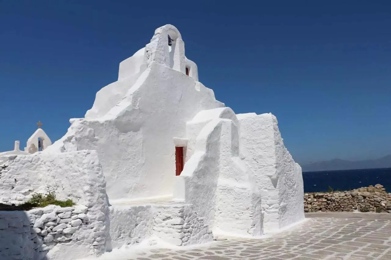 Mykonos Town Authentic Seaview Luxury Pool Villa - Agrari Beach יוון