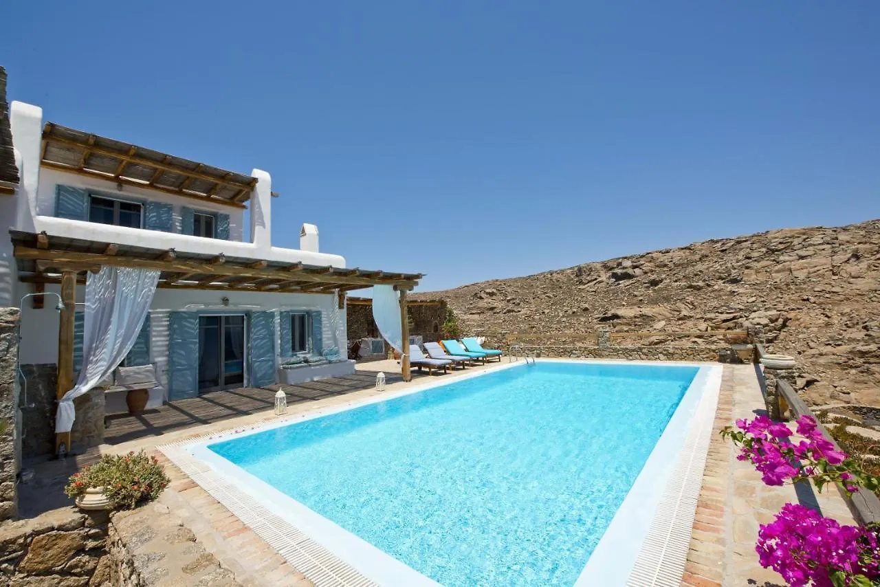 Mykonos Town Authentic Seaview Luxury Pool Villa - Agrari Beach
