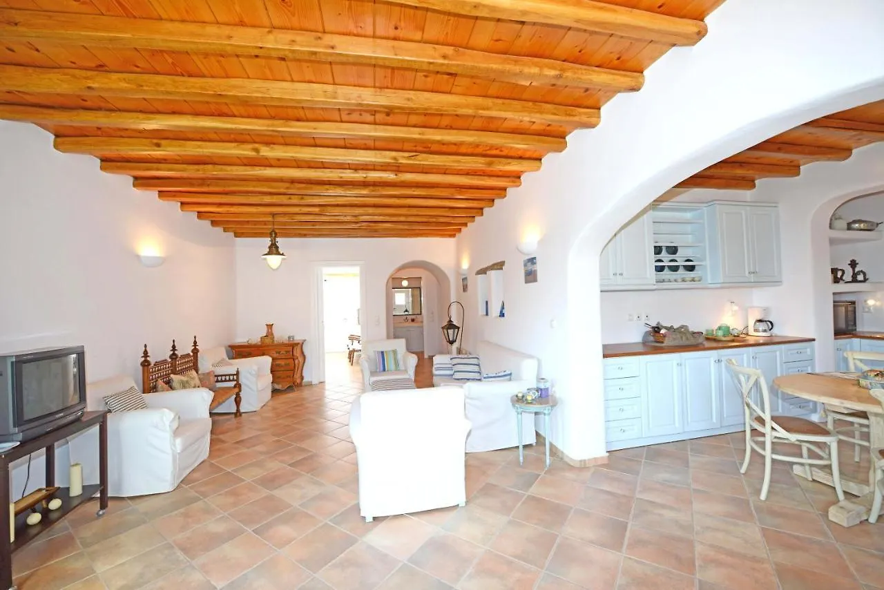 Mykonos Town Authentic Seaview Luxury Pool Villa - Agrari Beach